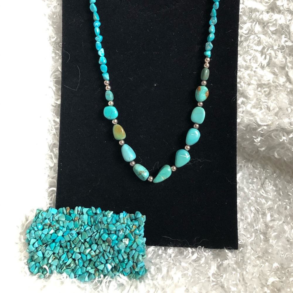 Western Native American necklace and bracelet set